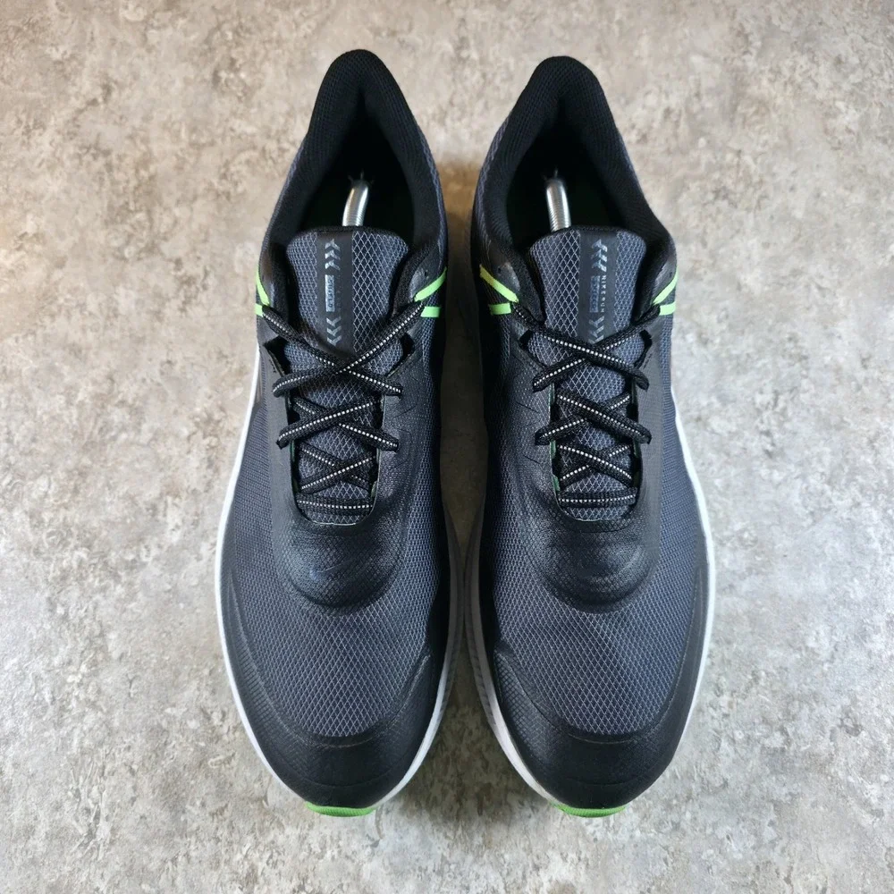 Nike Quest 3 Shield Mens Size 14 Black Obsidian‎ Mist Poison Green CQ8894-010